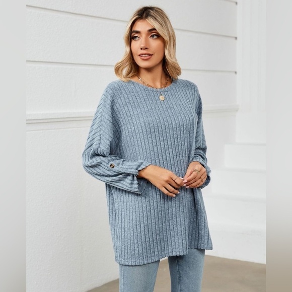 Casual Coziness Long Sleeve Relax T-Shirt - Picture 3 of 4